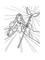 coloriage mermaid melody aqua regina reine des sirenes